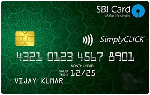 SBI Card Simply Click Credit Card